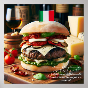 Affiche Roman Rhapsody Burger Sensation