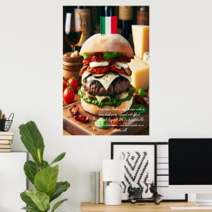 Affiche Roman Rhapsody Burger Sensation 24x36