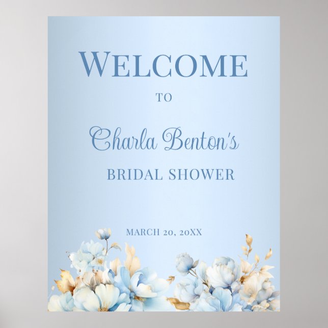 Affiche Romance Bleu Glacé de Bienvenue (Devant)