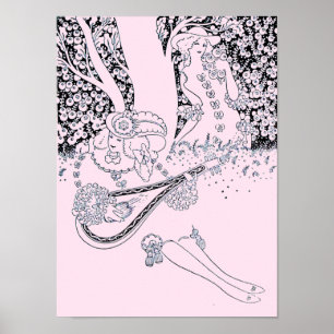 AFFICHE ROMANCE DE LA SAINT-VALENTIN, AMOUREUX ROMANTIQUES