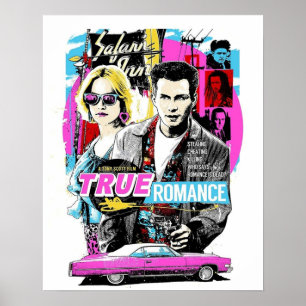 Affiche Romance Fiction des années 90