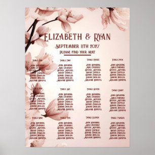 Affiche Romance florissante : Un thème Mariage floral