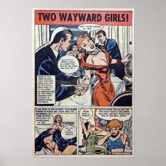 Affiche Romance vintage (Devant)