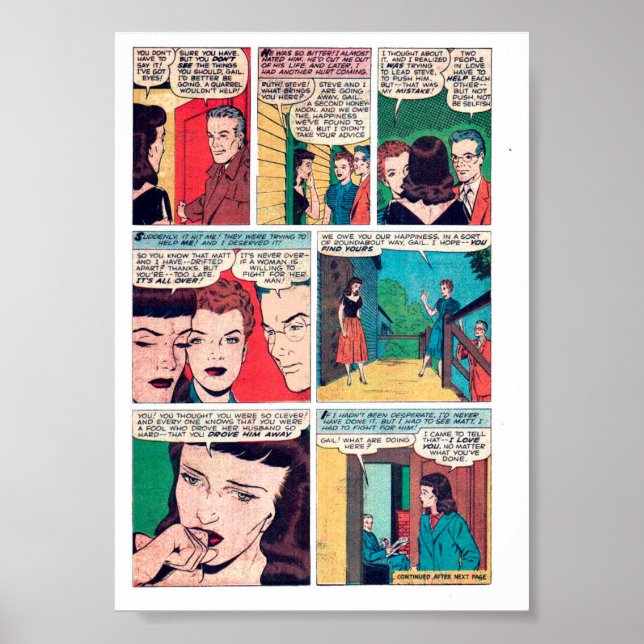 Affiche Romance vintage (Devant)