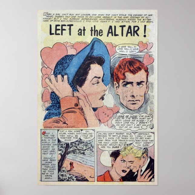 Affiche Romance vintage (Devant)