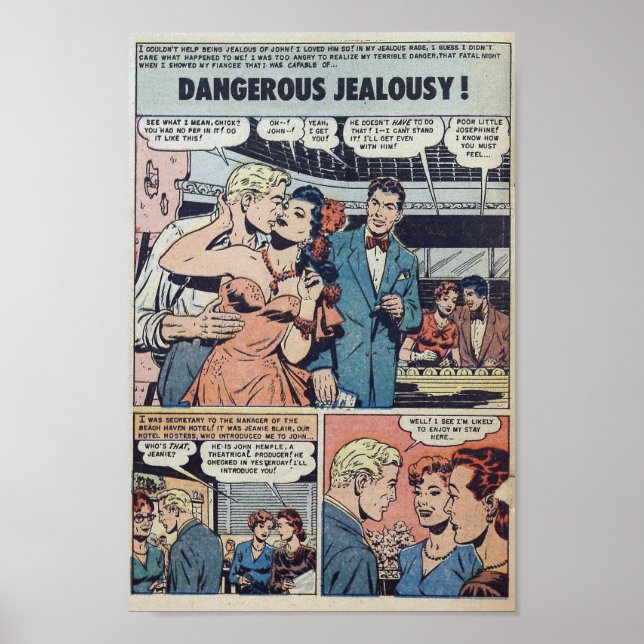 Affiche Romance vintage (Devant)