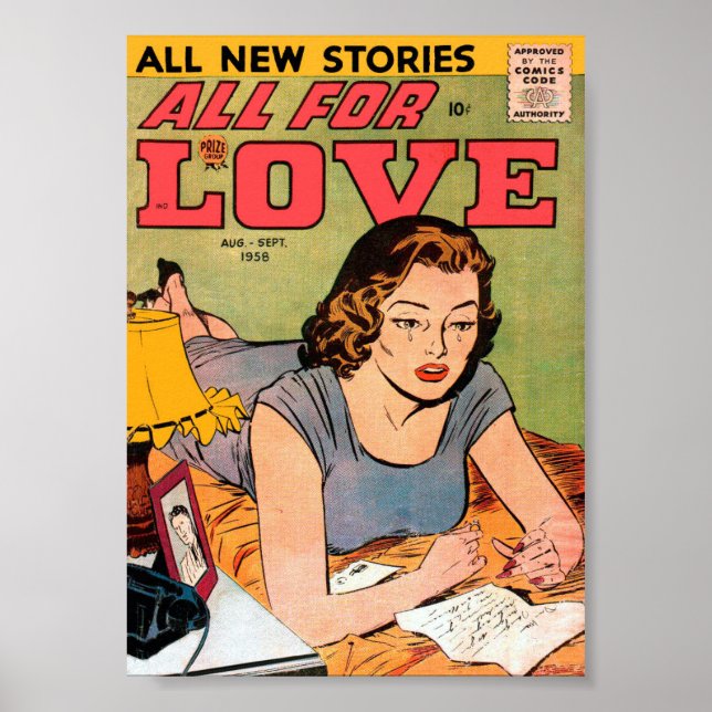 Affiche Romance vintage (Devant)