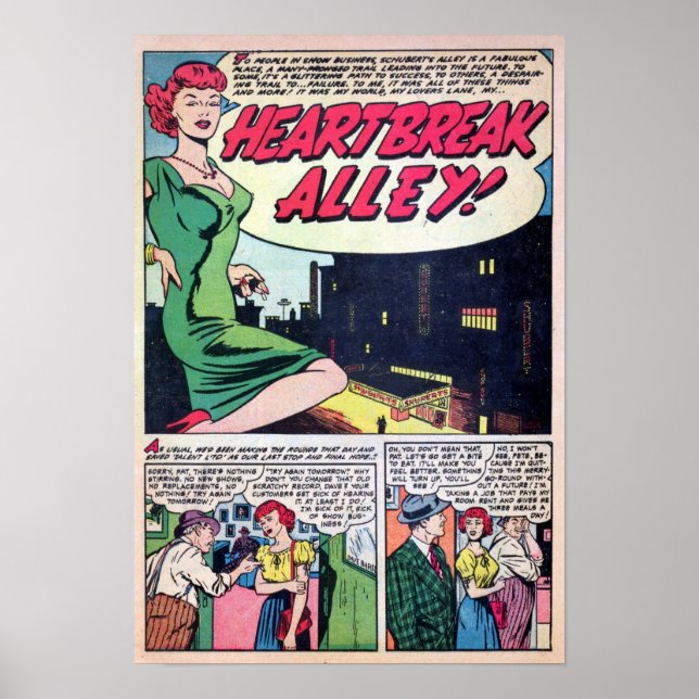 Affiche Romance vintage (Devant)