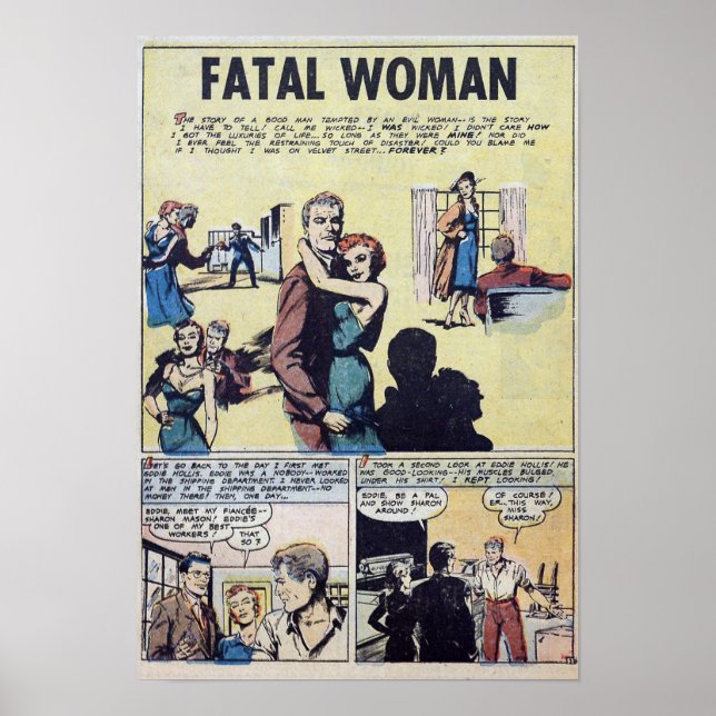 Affiche Romance vintage (Devant)