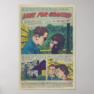 Affiche Romance vintage