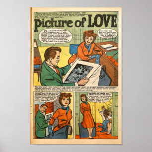Affiche Romance vintage