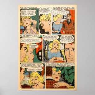 Affiche Romance vintage