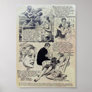 Affiche Romance vintage