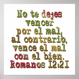 Affiche Romanos 12:21