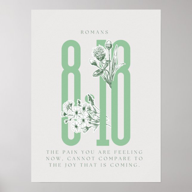 Affiche ROMANS 8:18 (Devant)