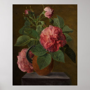 Affiche Romantic Old English Roses