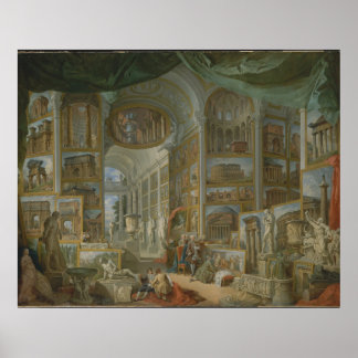Affiche Rome antique par Giovanni Paolo Panini Imprimer