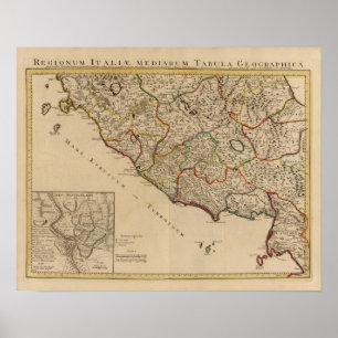 Affiche Rome et l'Italie