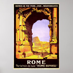 Affiche Rome Express
