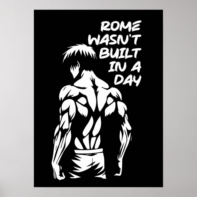Affiche Rome n'a pas été construite en une journée - Bodyb (Devant)