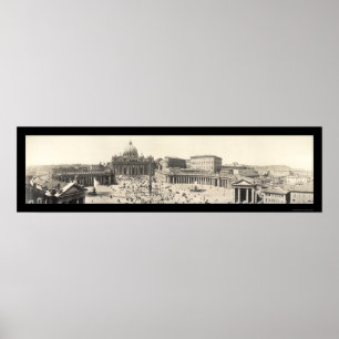 Affiche Rome Saint Pierre, Italie Photo 1909