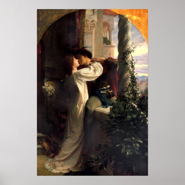 Affiche Roméo et Juliette par Frank Dicksee (Devant)