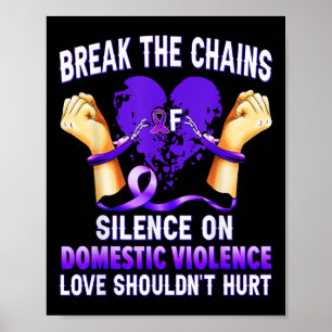 Affiche Rompre Les Chaînes Du Silence Sur La Violence Dome