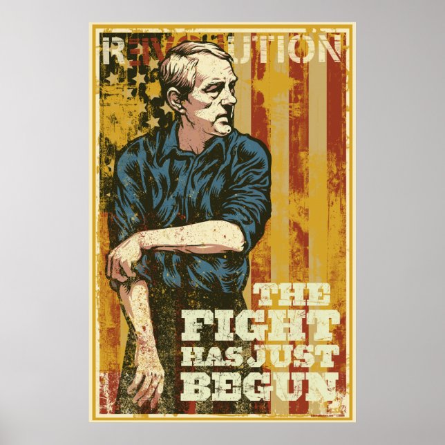 Affiche Ron Paul Le Combat Vient De Commencer L'Affiche (Devant)