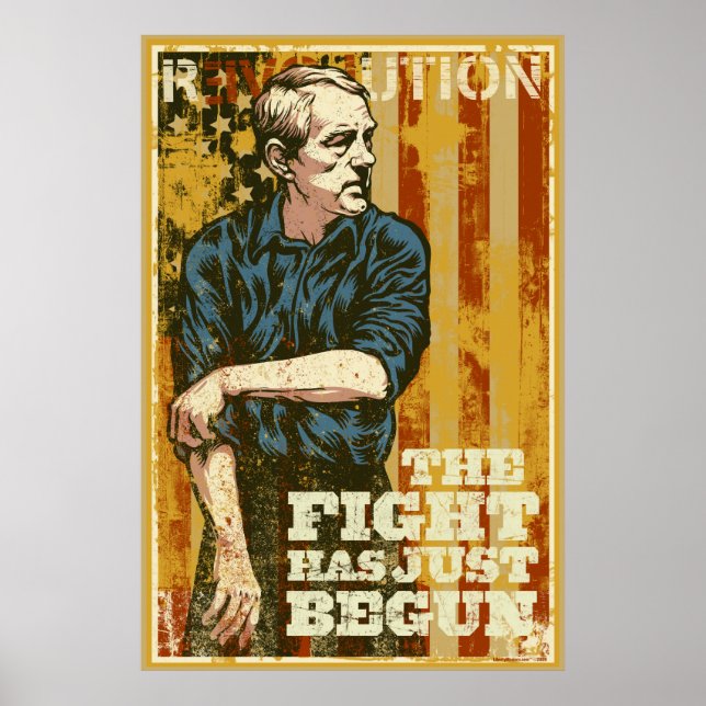 Affiche Ron Paul Le Combat Vient De Commencer L'Affiche (Devant)