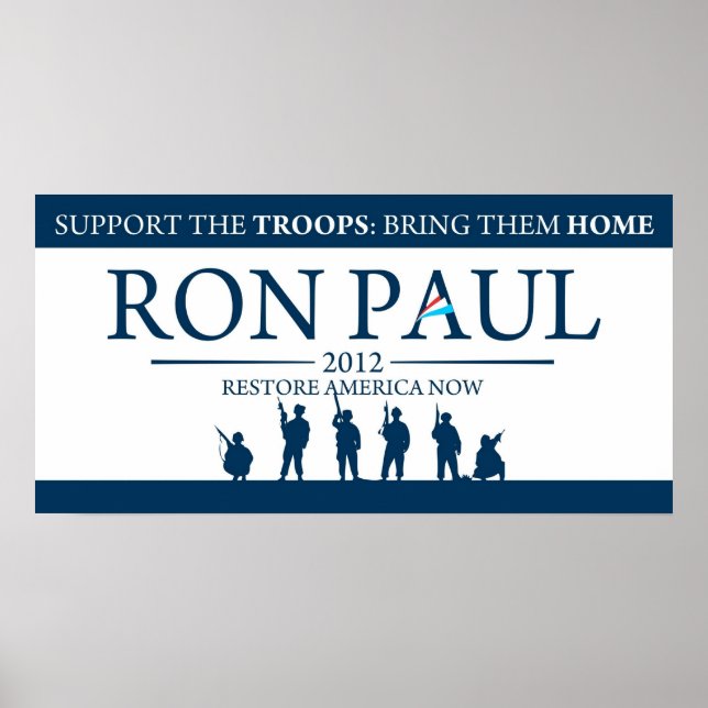 Affiche Ron Paul pour l'affiche de la campagne présidentie (Devant)