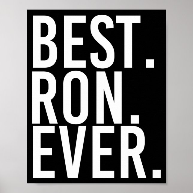 Affiche Ron toujours drôle idée cadeau pour hommes perform (Devant)
