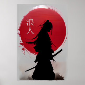 Affiche Ronin Samurai errant