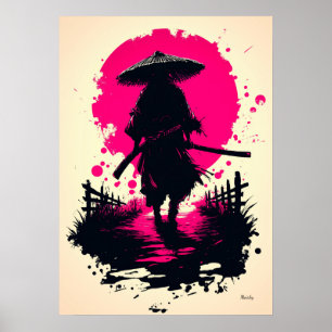Affiche Ronin silencieux sous la lune de sang
