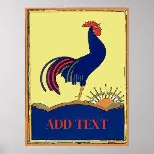 Affiche Rooster Matin Sun