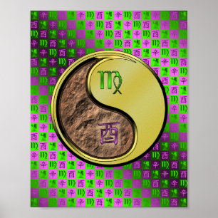 Affiche Rooster Virgo & Metal