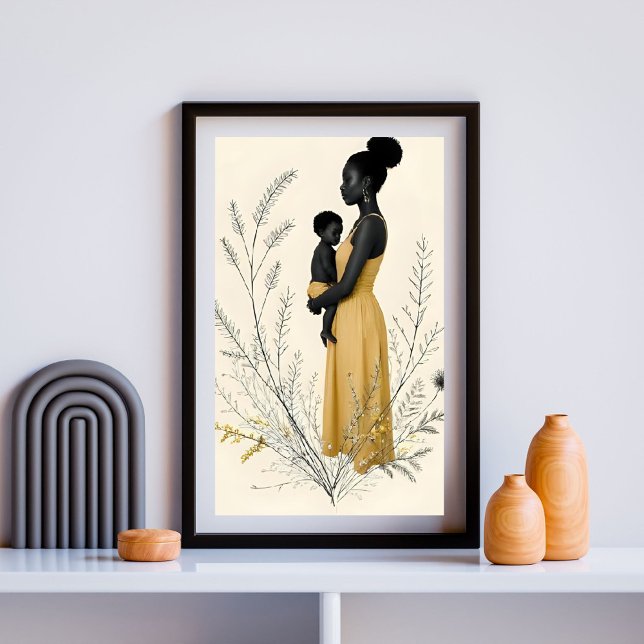 Affiche Rooted in Her Arms– The Grace of a Grounded Mother (Créateur téléchargé)