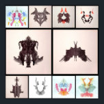 Affiche Rors All Coll Two<br><div class="desc">Es-tu fou ? L'enquête dit : "oui". Maintenant, tous sur un ! Les 10 blocs d'encre, 4 sur le dessus, 4 sur le bas, 2 gros au milieu. Qu'aimeriez-vous avoir au milieu ? Choisissez parmi 10 styles différents, avec chaque rotation 1 à droite, vous êtes sûr de trouver celui qui...</div>