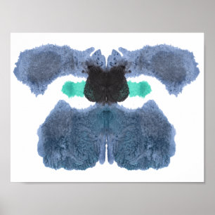 Affiche Rorschach Inkblot Test Fun Art Imprimer