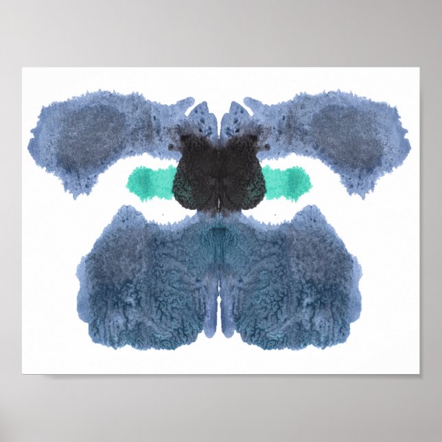 Affiche Rorschach Inkblot Test Fun Art Imprimer (Devant)
