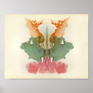 Affiche Rorschach Inkblot Test Fun Art Imprimer