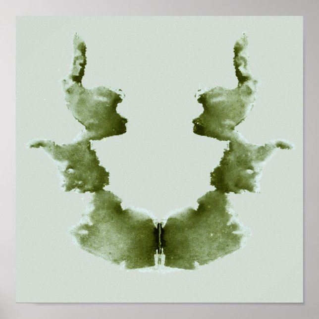 Affiche Rorschach Inkblot Test Fun Art Imprimer (Devant)
