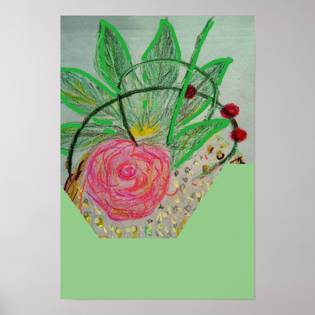 Affiche Rosa rouge (Devant)
