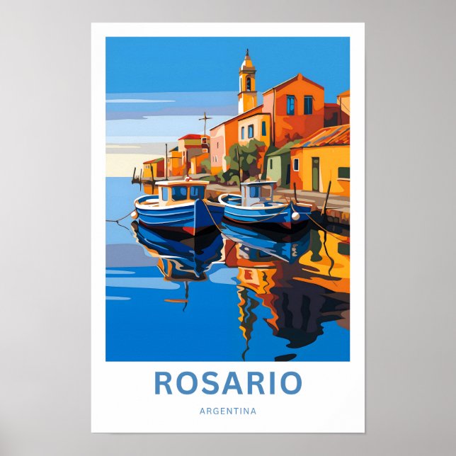 Affiche Rosario Argentine Imprimer Voyage (Devant)