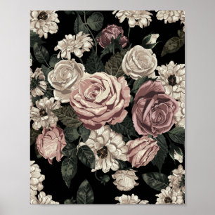 Affiche rose