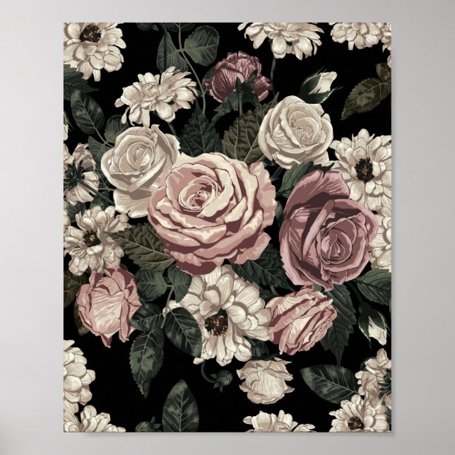 Affiche rose (Devant)