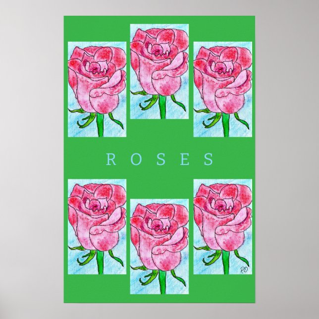 Affiche Rose (Devant)