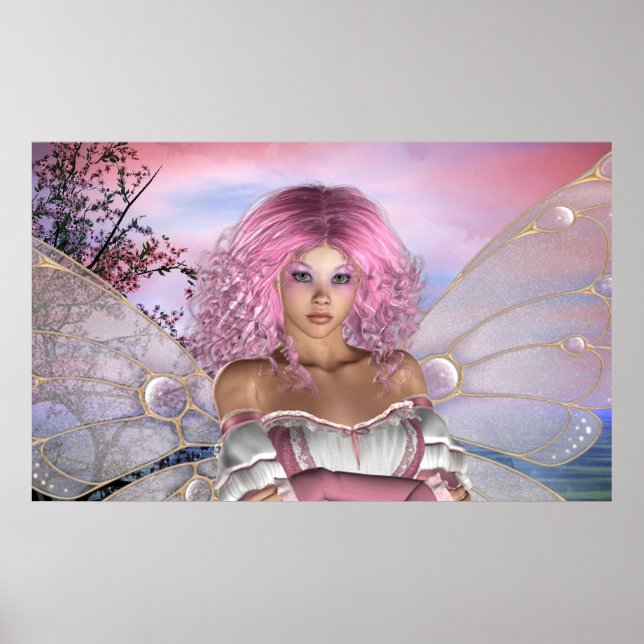 Affiche rose (Devant)