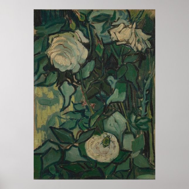 Affiche Rose 1889 Vincent van Gogh (Devant)