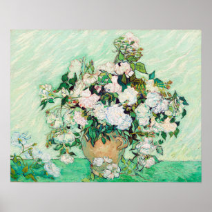 Affiche Rose (1890) par Vincent Van Gogh