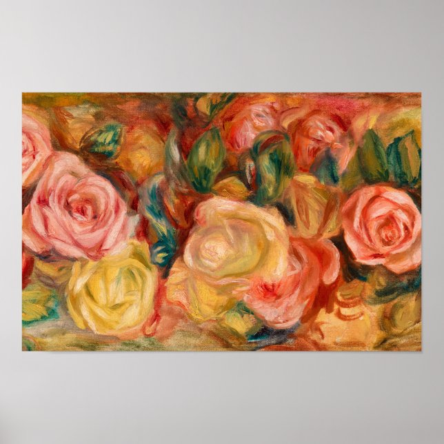 Affiche Rose, 1912 par Pierre-Auguste Renoir (Devant)